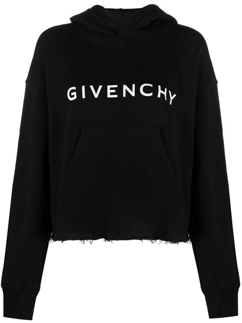 givenchy shark tooth hoodie|givenchy archetype cropped sweatshirt.